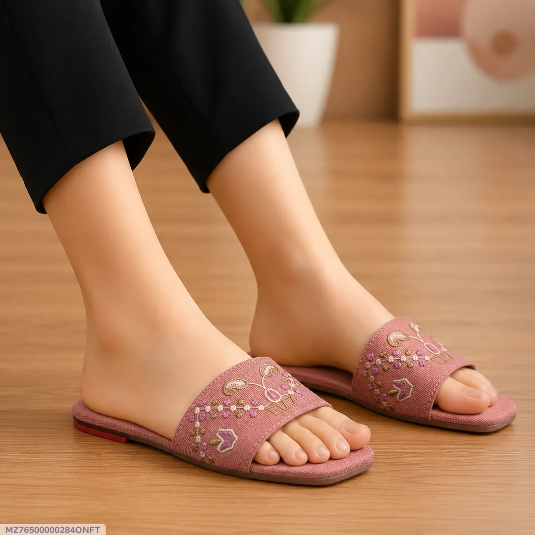 Velora Threadwork Comfort Slides - Image 10
