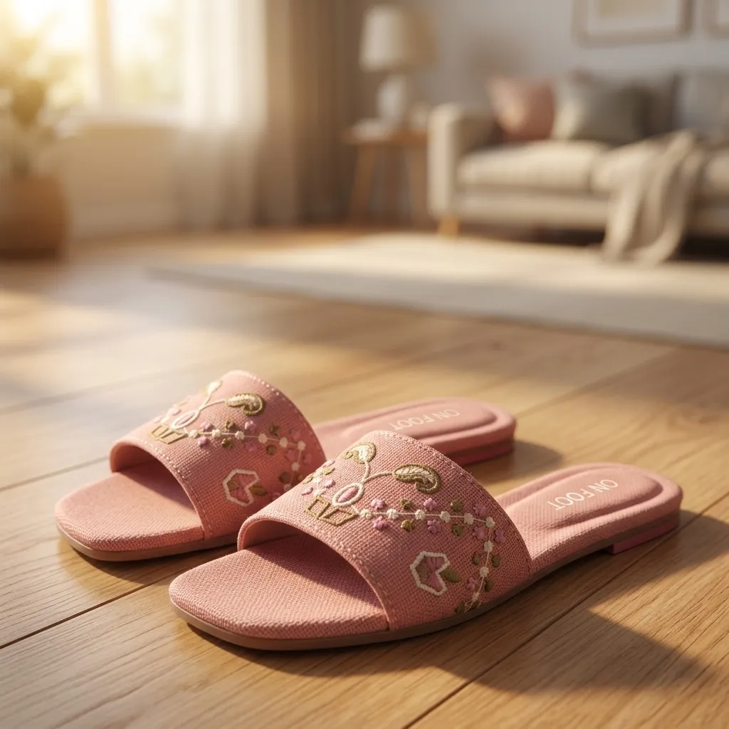 Velora Threadwork Comfort Slides - Image 12